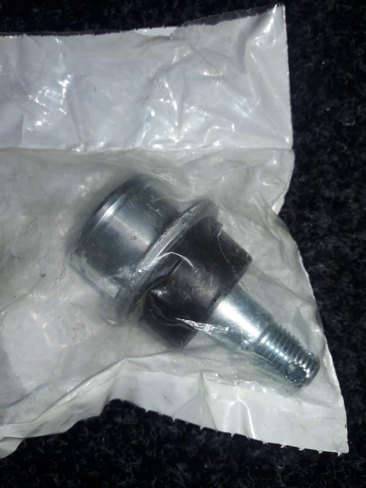 Golf cart ball joint and king pin in packaging