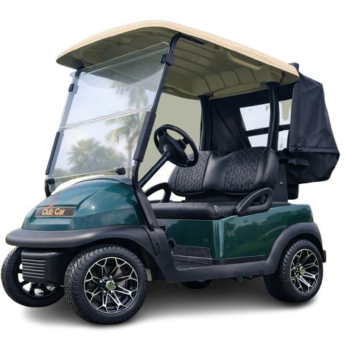 Golf car — click to explore our Otago course coverage